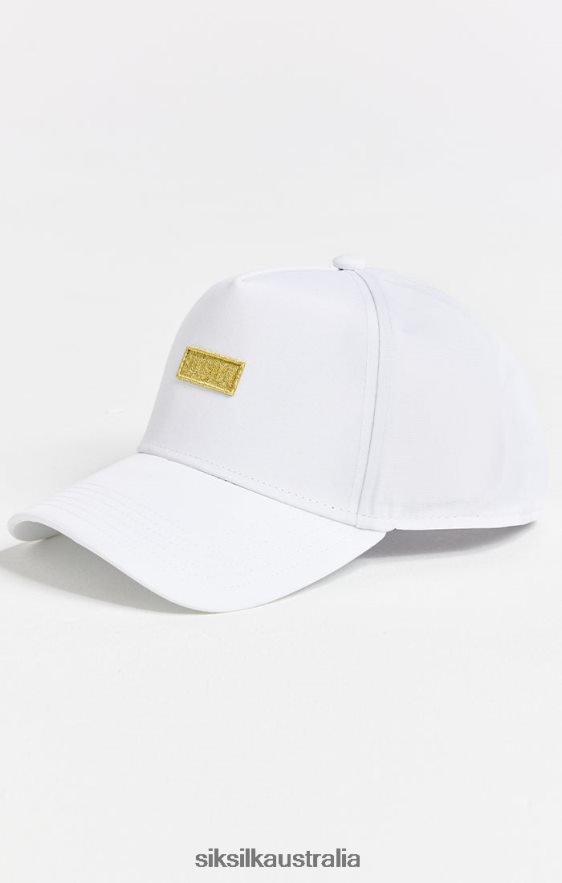 Unisex Accessory TB82N243 SikSilk White Infinity Nylon Trucker Cap
