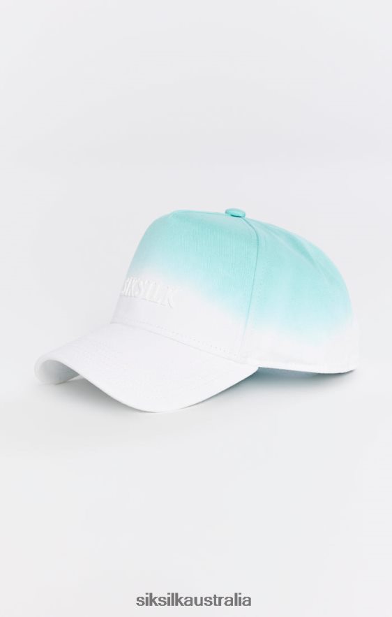 Unisex Accessory TB82N245 SikSilk Teal Fade Cotton Trucker Cap