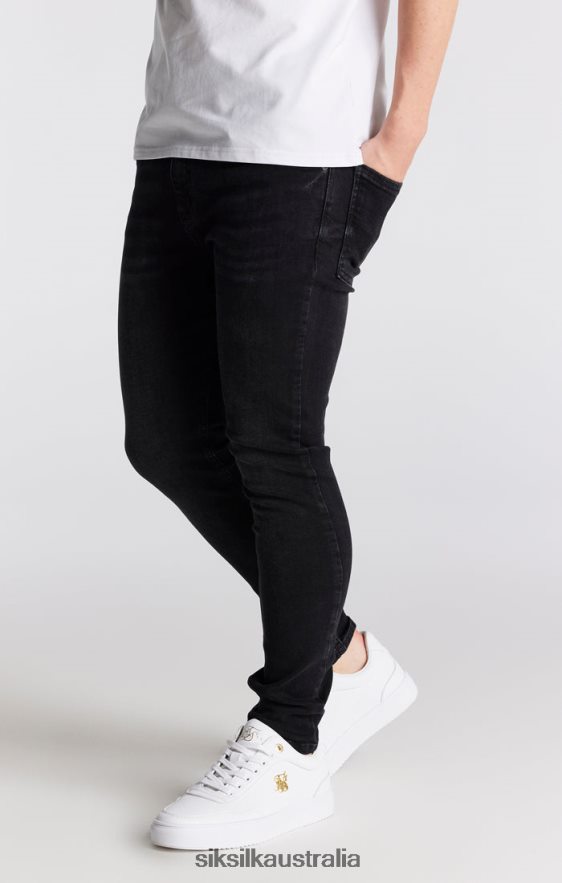 Boys Apparel TB82N307 SikSilk Black Essential Skinny Denim Jean