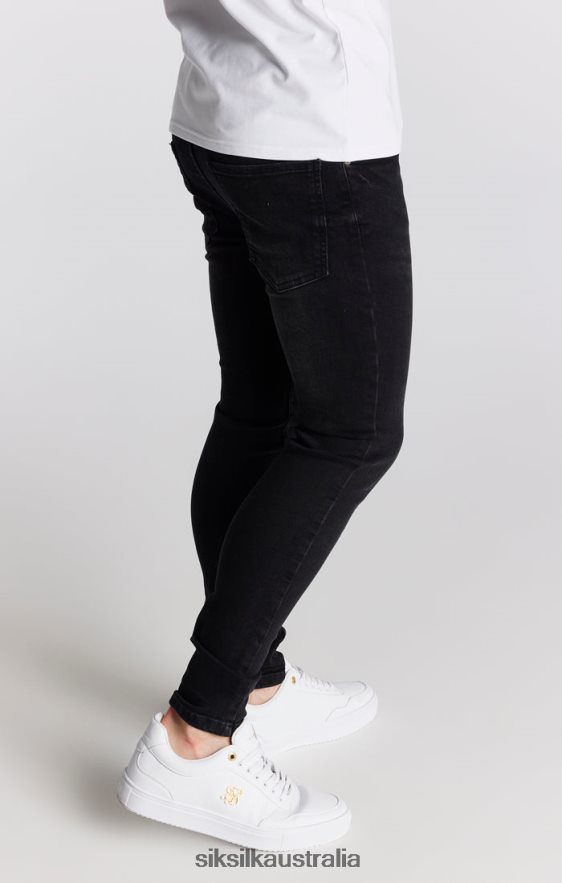 Boys Apparel TB82N307 SikSilk Black Essential Skinny Denim Jean