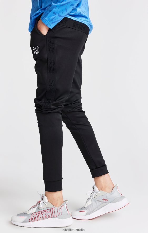 Boys Apparel TB82N302 SikSilk Black Skinny Fit Jogger