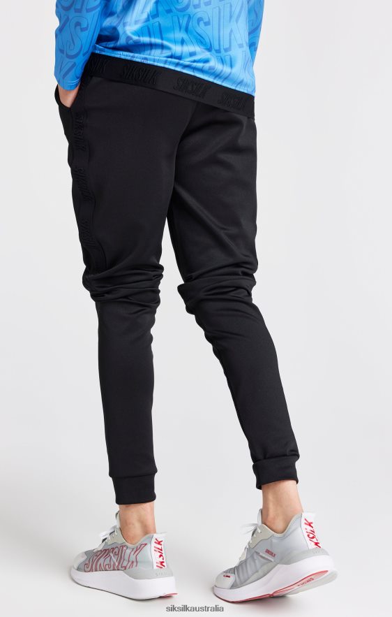 Boys Apparel TB82N302 SikSilk Black Skinny Fit Jogger