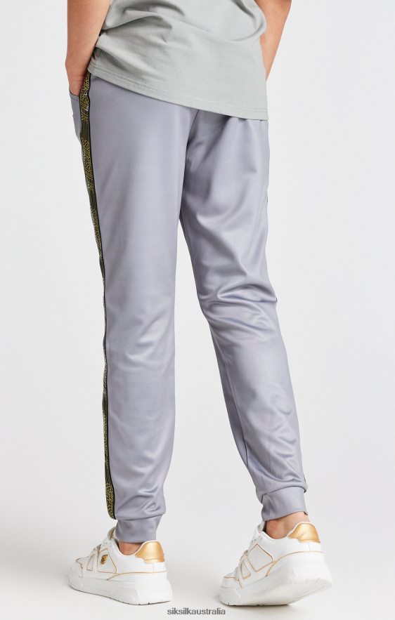 Boys Apparel TB82N303 SikSilk Grey Taped Jogger
