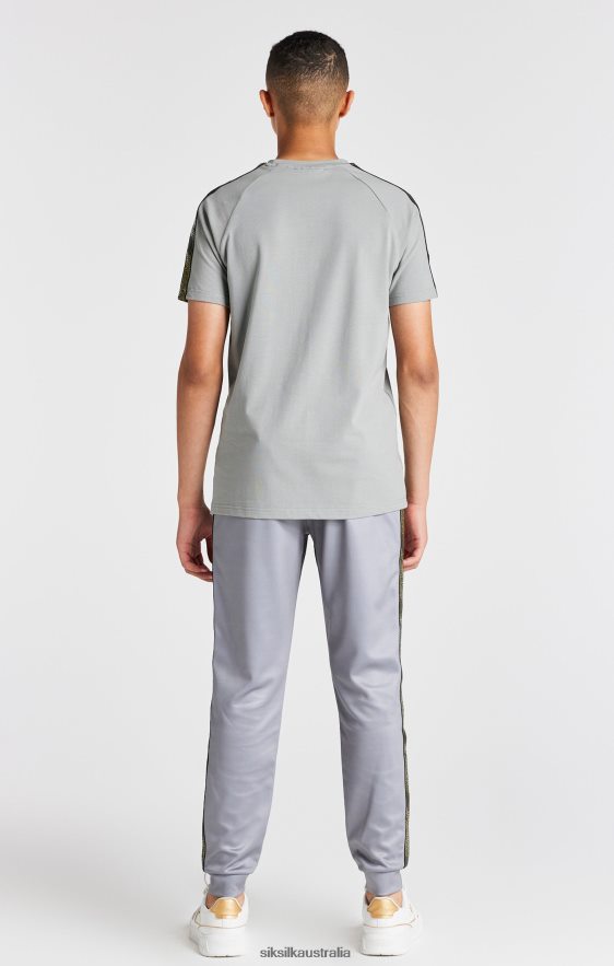 Boys Apparel TB82N303 SikSilk Grey Taped Jogger