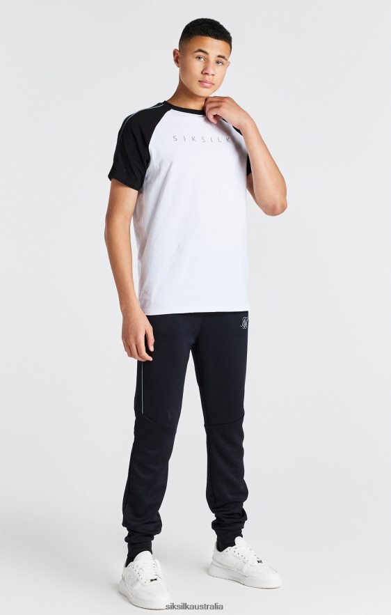 Boys Apparel TB82N304 SikSilk Black Poly Jogger