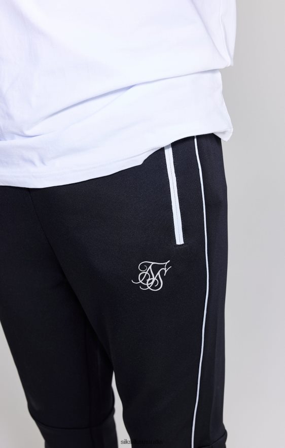 Boys Apparel TB82N304 SikSilk Black Poly Jogger
