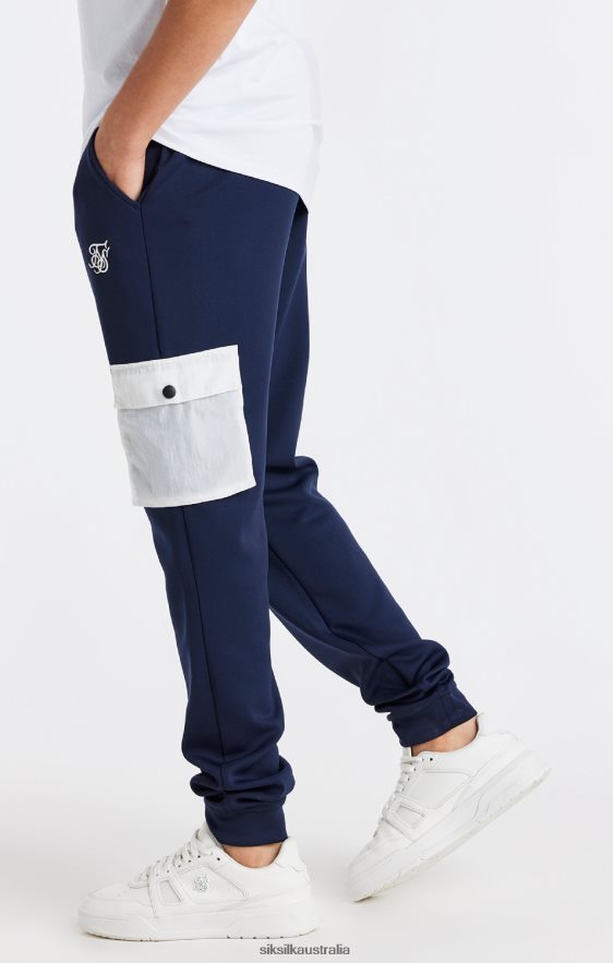 Boys Apparel TB82N306 SikSilk Navy Pocket Cargo Pant