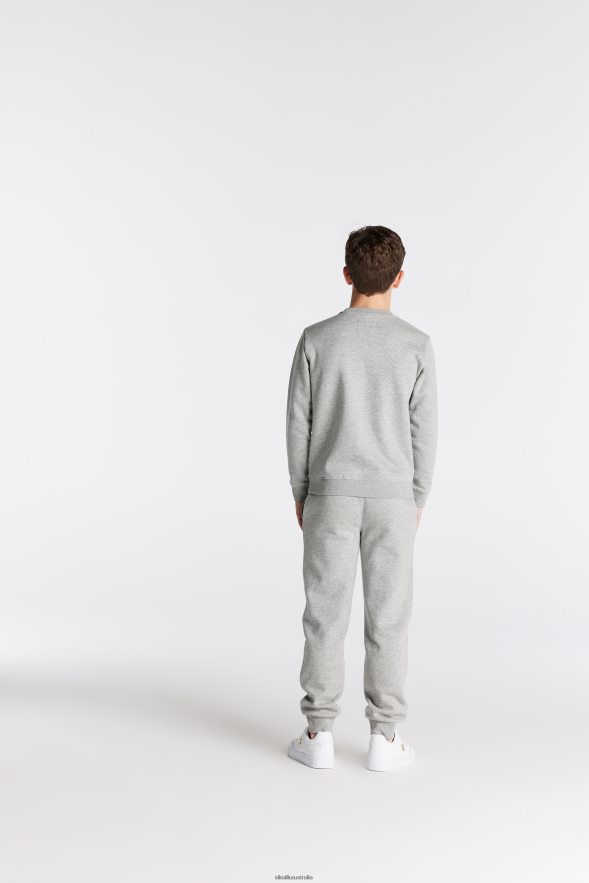 Boys Apparel TB82N289 SikSilk Grey Marl Essentials Sweatshirt