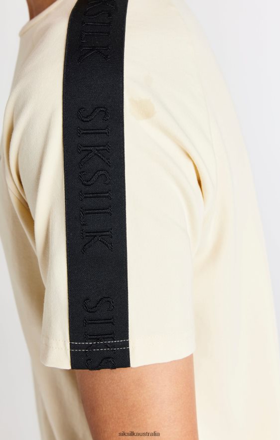 Boys Apparel TB82N282 SikSilk Beige Taped Raglan T-Shirt