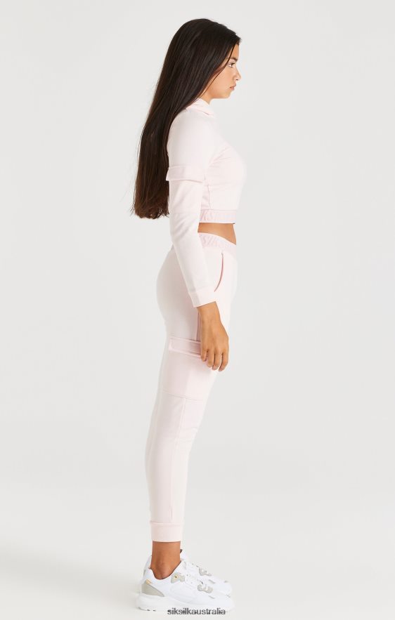 Girls Apparel TB82N351 SikSilk Taped Cargo Pants - Pink