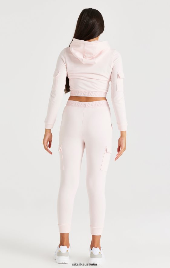 Girls Apparel TB82N351 SikSilk Taped Cargo Pants - Pink