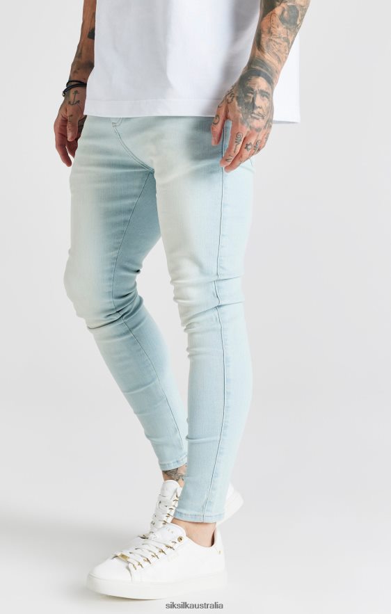 Men Apparel TB82N552 SikSilk Light Blue Essential Skinny Jean