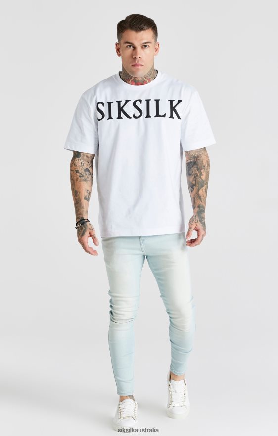 Men Apparel TB82N552 SikSilk Light Blue Essential Skinny Jean