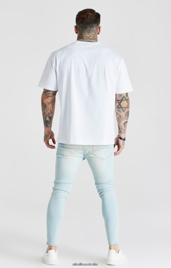 Men Apparel TB82N552 SikSilk Light Blue Essential Skinny Jean