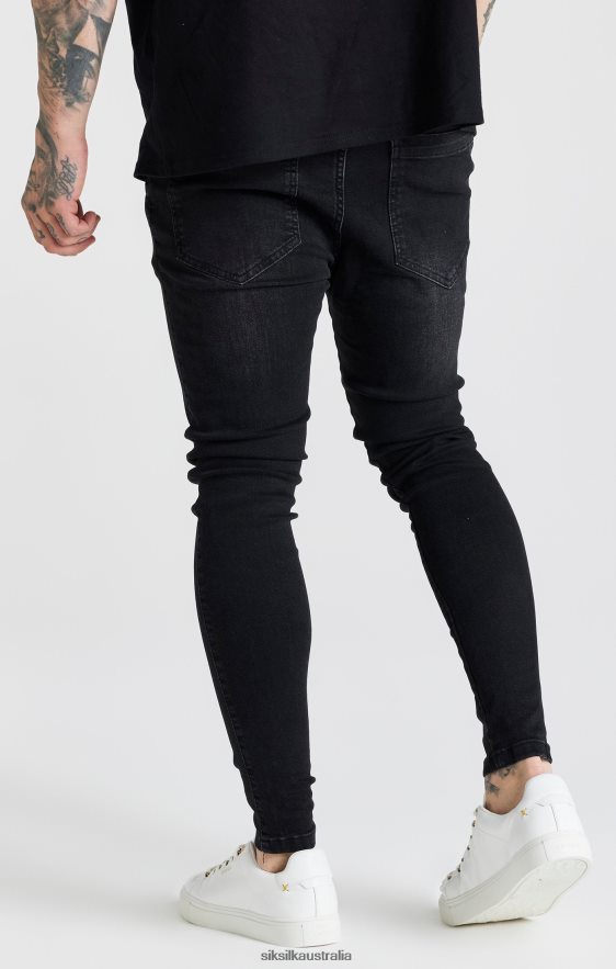 Men Apparel TB82N557 SikSilk Black Washed Essential Skinny Jean