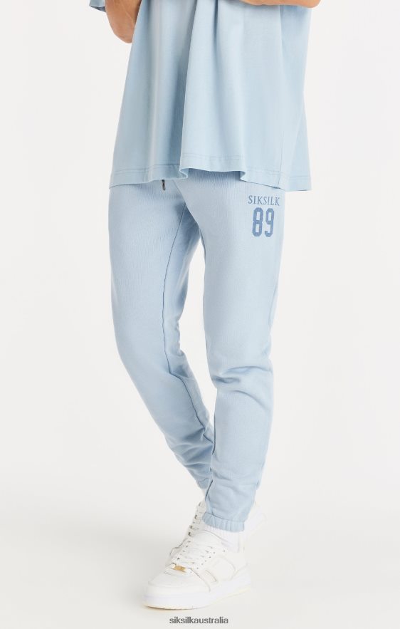 Men Apparel TB82N536 SikSilk Blue Relaxed Fit Cuff Jogger
