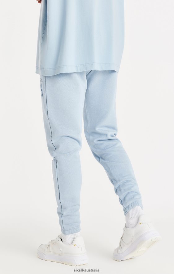 Men Apparel TB82N536 SikSilk Blue Relaxed Fit Cuff Jogger
