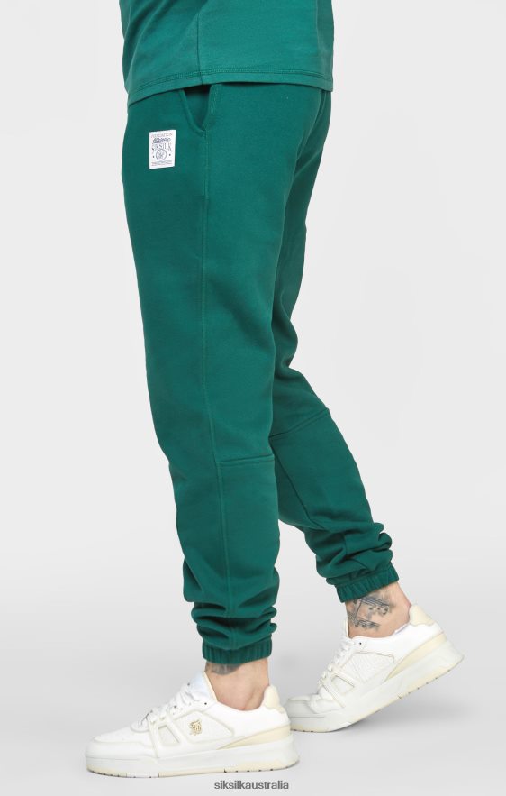 Men Apparel TB82N541 SikSilk Green Relaxed Jogger