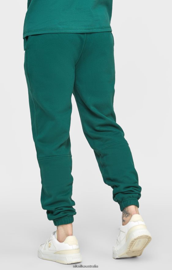 Men Apparel TB82N541 SikSilk Green Relaxed Jogger