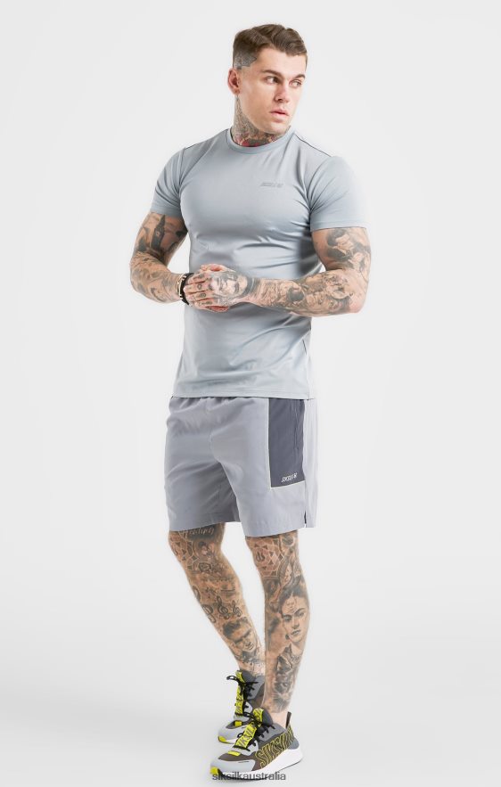Men Apparel TB82N565 SikSilk Grey Sports Marl Woven Short