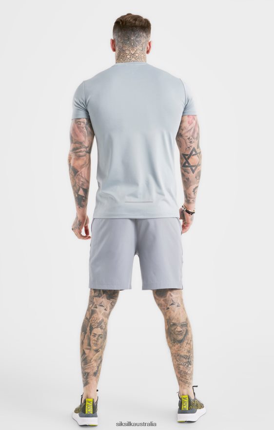 Men Apparel TB82N565 SikSilk Grey Sports Marl Woven Short