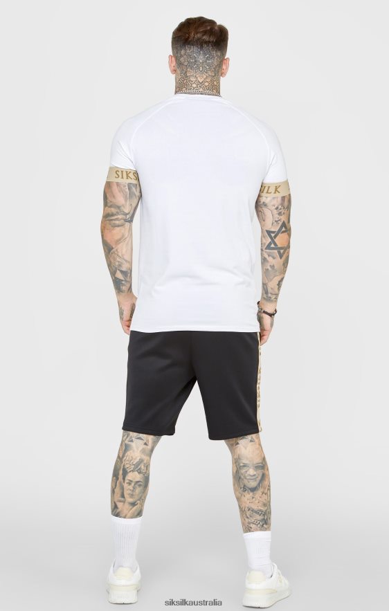 Men Apparel TB82N577 SikSilk Black Crest Short