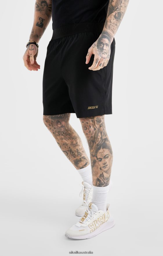 Men Apparel TB82N590 SikSilk Black Sports Short