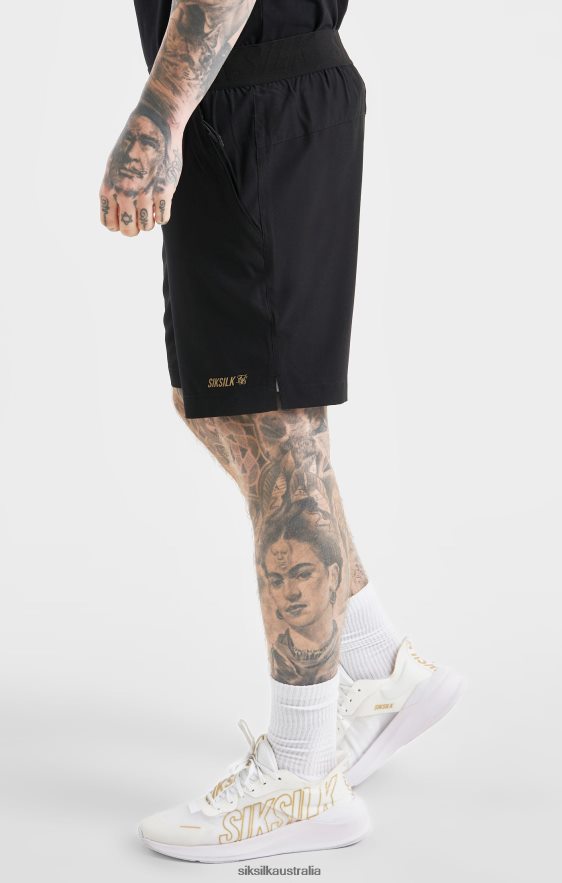 Men Apparel TB82N590 SikSilk Black Sports Short