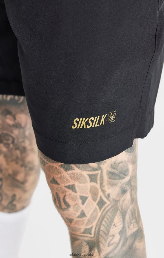 Men Apparel TB82N590 SikSilk Black Sports Short
