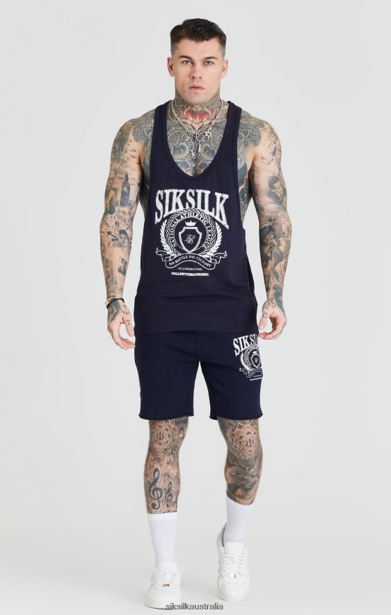 Men Apparel TB82N592 SikSilk Navy Flight Short