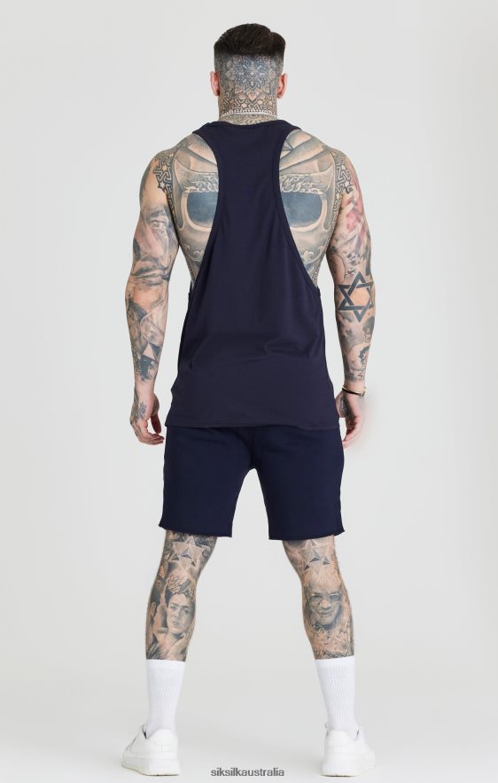 Men Apparel TB82N592 SikSilk Navy Flight Short