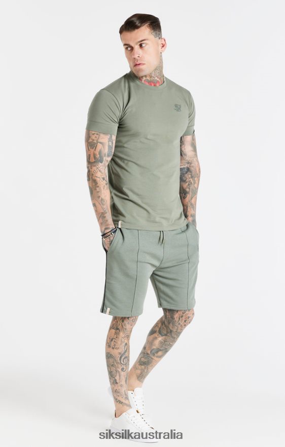 Men Apparel TB82N612 SikSilk Khaki Smart Short