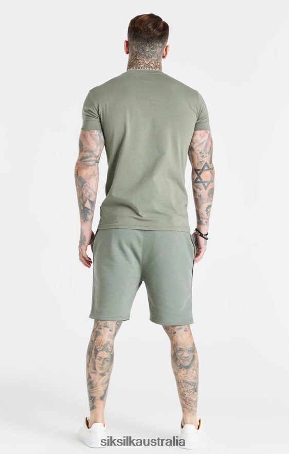 Men Apparel TB82N612 SikSilk Khaki Smart Short