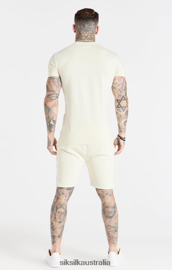 Men Apparel TB82N613 SikSilk Ecru Smart Short