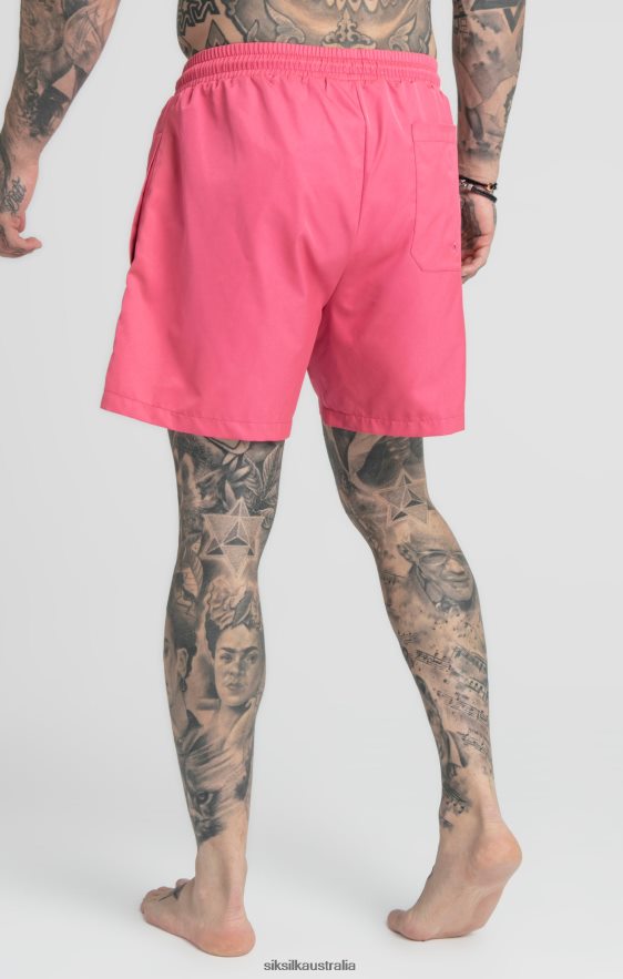 Men Apparel TB82N616 SikSilk Pink Swim Short