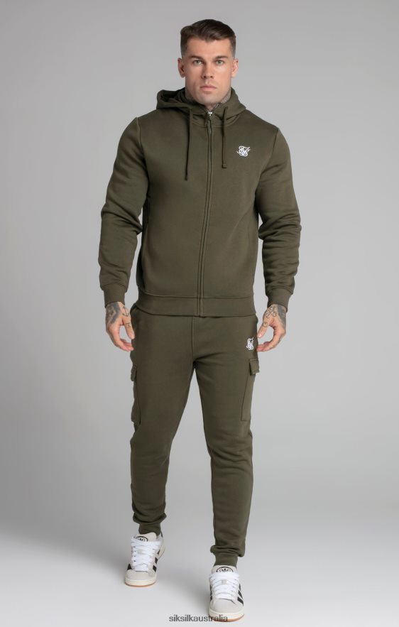 Men Apparel TB82N515 SikSilk Khaki Essential Cargo Jogger