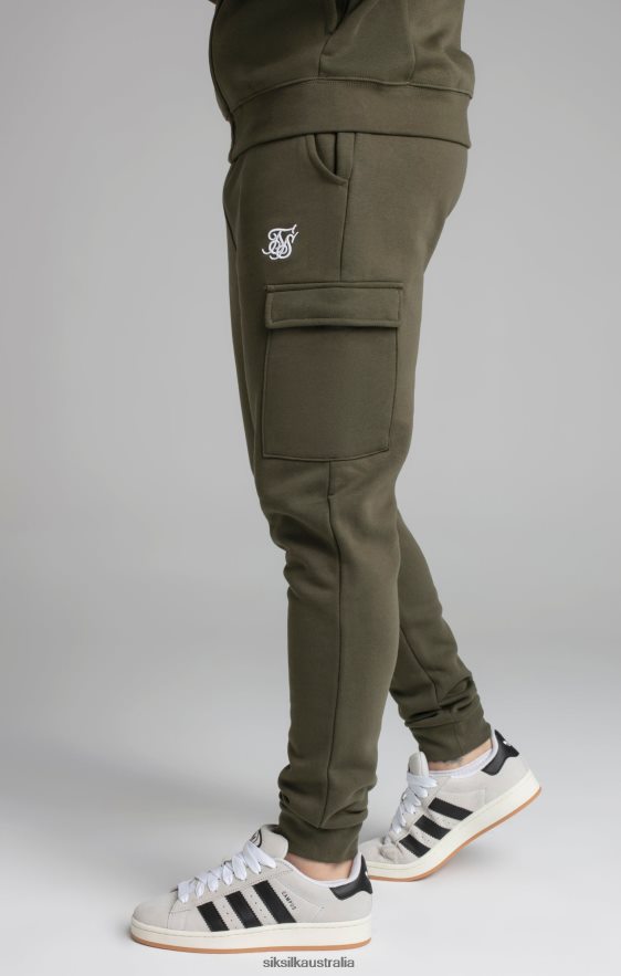 Men Apparel TB82N515 SikSilk Khaki Essential Cargo Jogger