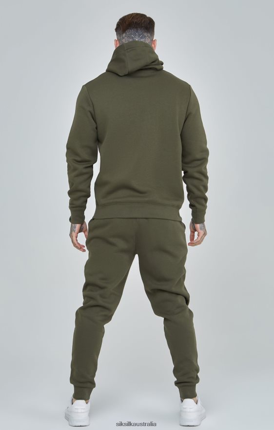 Men Apparel TB82N518 SikSilk Khaki Essential Cuffed Jogger