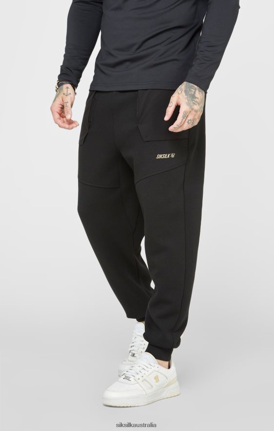 Men Apparel TB82N520 SikSilk Black Sports Pant