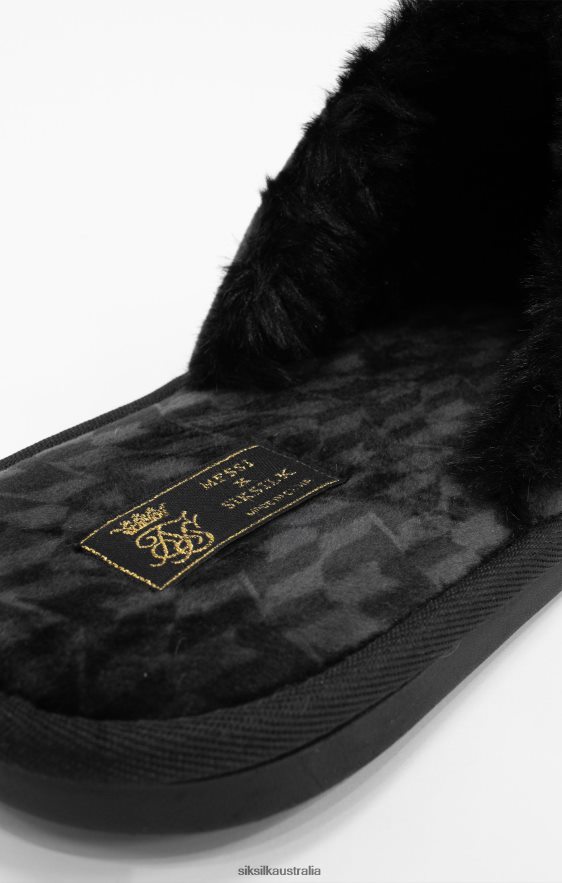 Men Footwear TB82N23 SikSilk x Messi Black Slippers