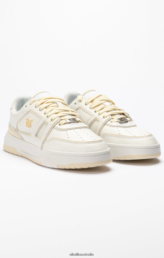 Men Footwear TB82N13 SikSilk Ecru Low Top Court Trainer