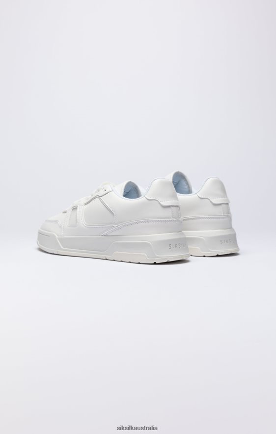 Men Footwear TB82N14 SikSilk White Low-Top Court Trainer