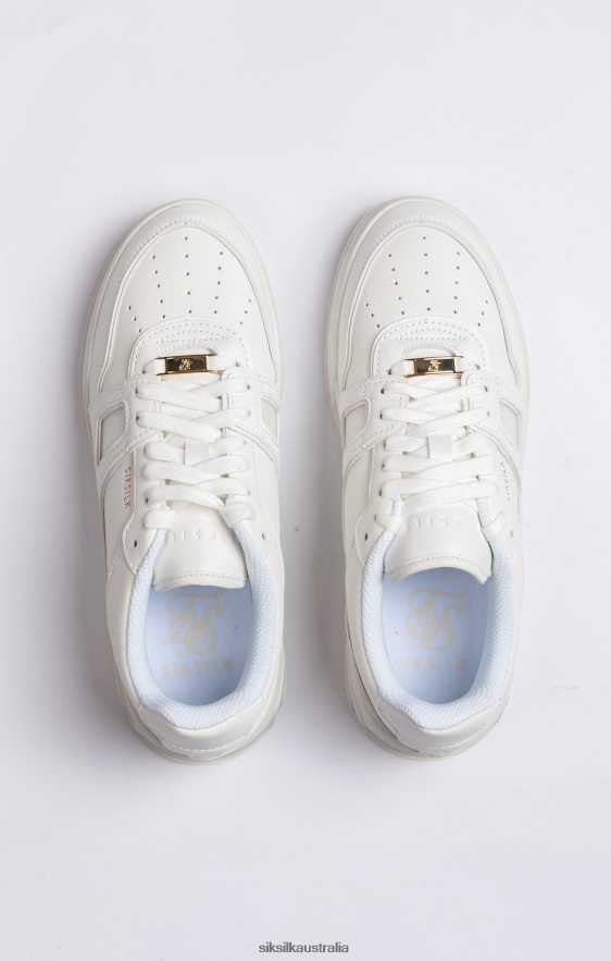 Men Footwear TB82N14 SikSilk White Low-Top Court Trainer