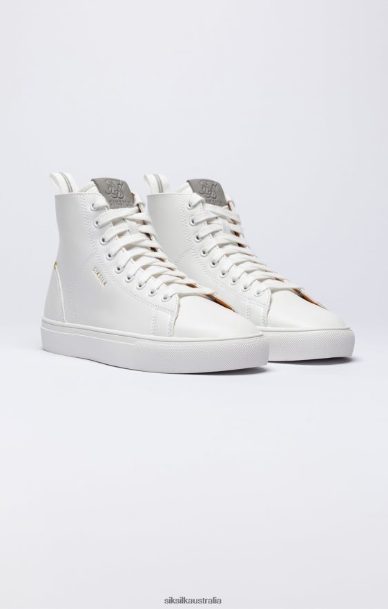 Men Footwear TB82N19 SikSilk White Classic High-Top Trainer