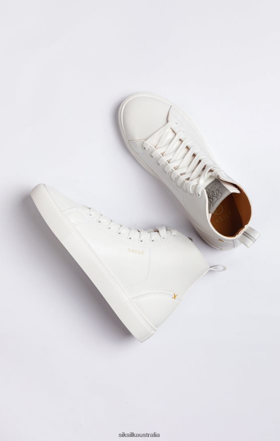 Men Footwear TB82N19 SikSilk White Classic High-Top Trainer