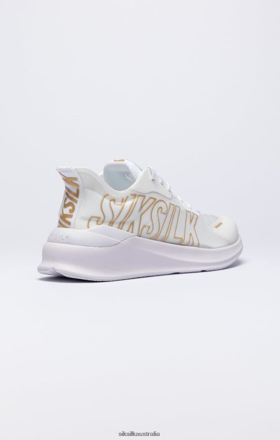 Men Footwear TB82N20 SikSilk White Mako Performance Running Trainer