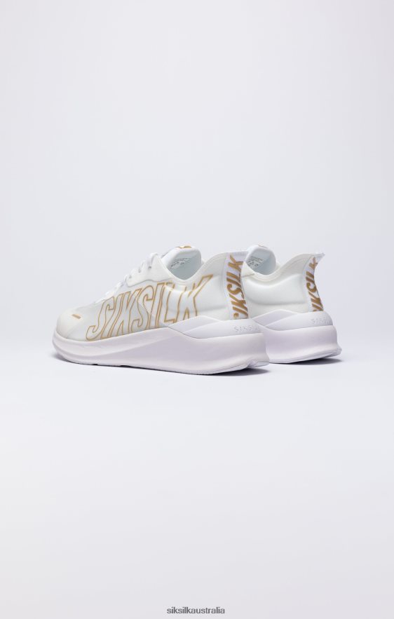 Men Footwear TB82N20 SikSilk White Mako Performance Running Trainer