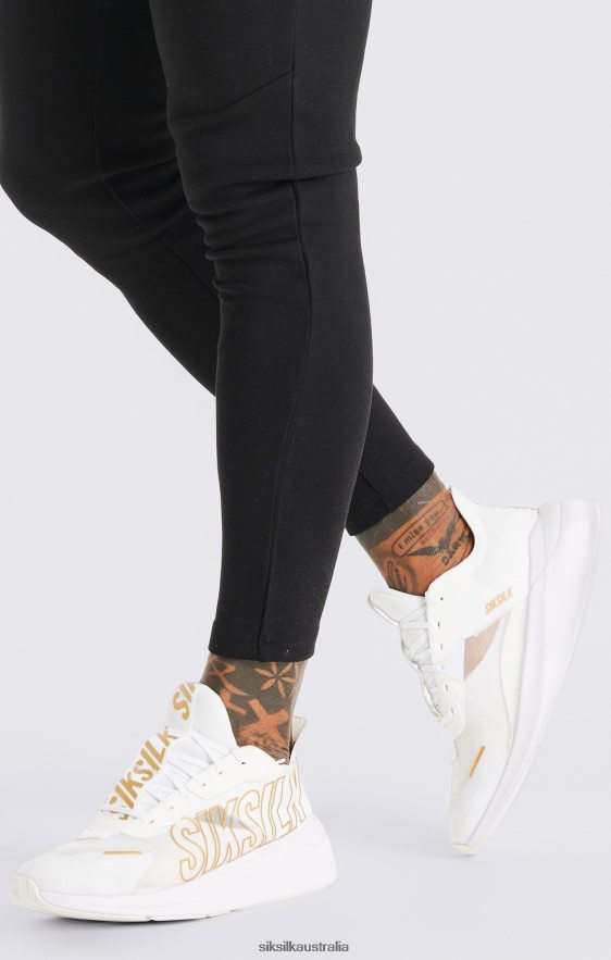 Men Footwear TB82N20 SikSilk White Mako Performance Running Trainer