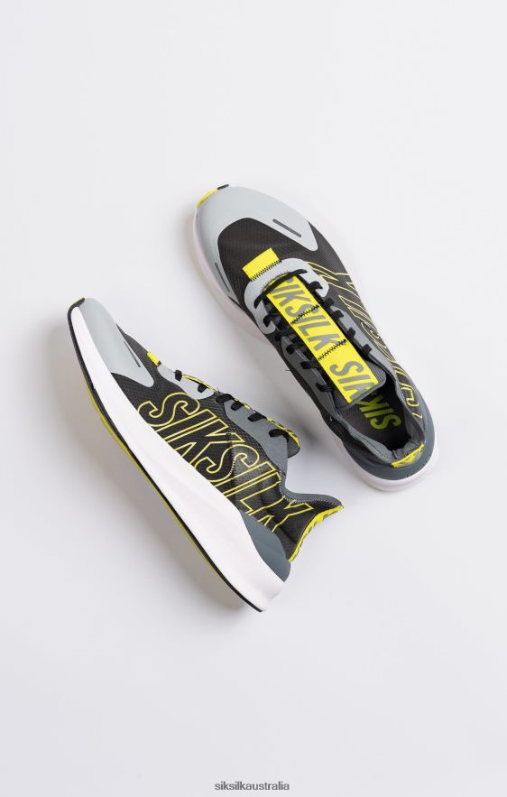 Men Footwear TB82N22 SikSilk Grey Mako Performance Running Trainer