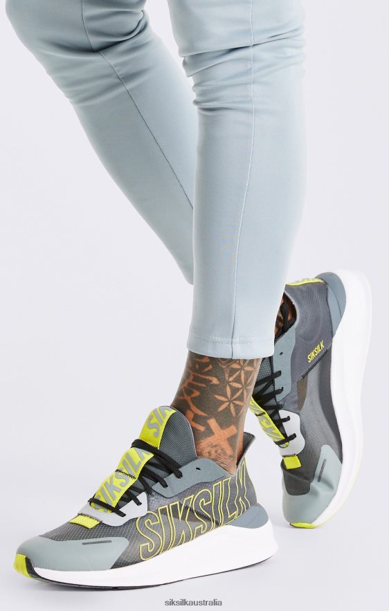 Men Footwear TB82N22 SikSilk Grey Mako Performance Running Trainer